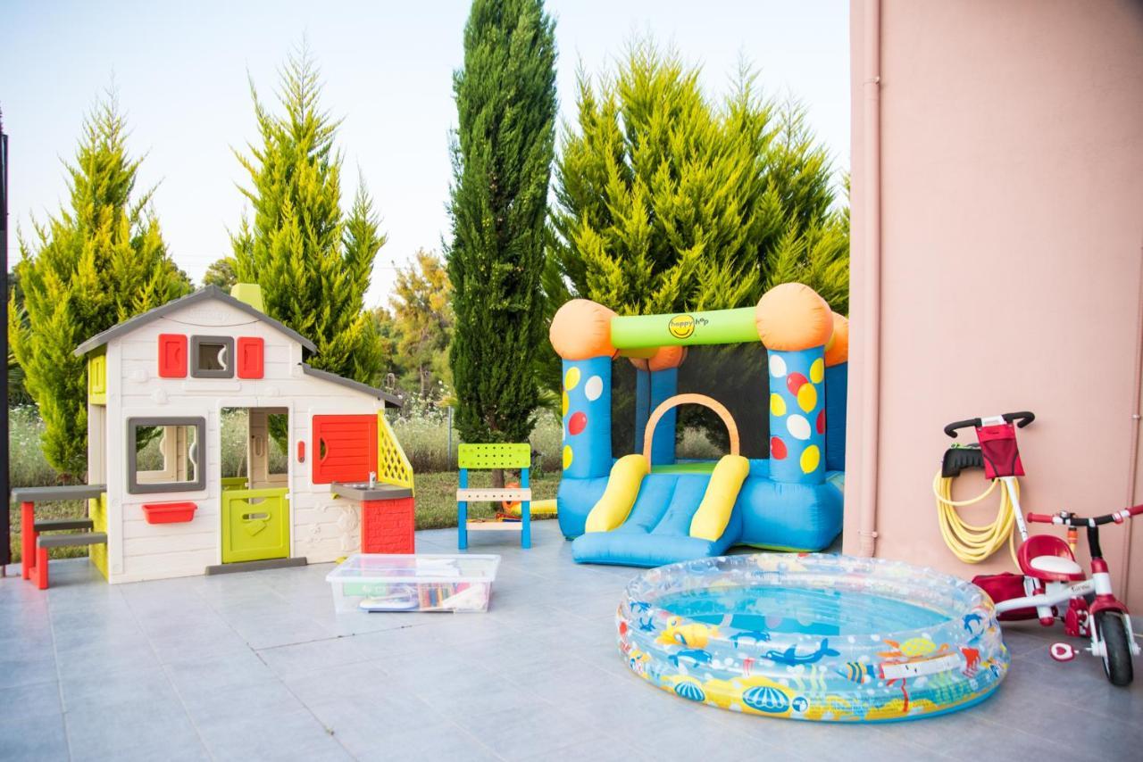 Sani Villa Perfect For Family Vacations 외부 사진
